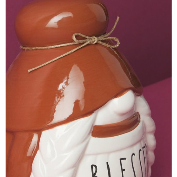 RAE DUNN 7in Ceramic Blessed Gnome Decor - Picture 2 of 2